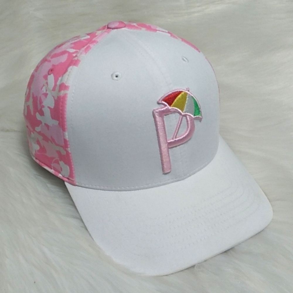 Puma Pink Camouflage Snap Back Hat